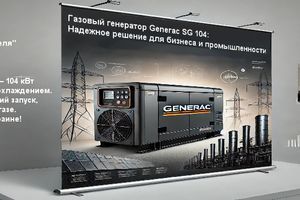 Газовий генератор Generac SG 104: Надійне рішення для бізнесу та промисловості фото