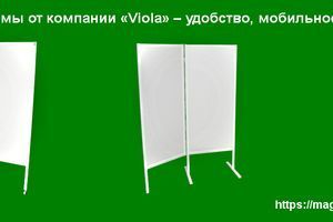 Медицинские ширмы от компании &laquo;Viola&raquo; &ndash; удобство, мобильность и гигиена фото