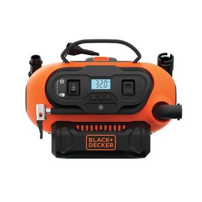 Компресор автомобільний акумуляторний BLACK+DECKER BDCINF18N BDCINF18N фото