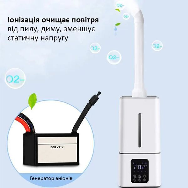 Ультразвуковой промышленный увлажнитель воздуха Doctor-101 GardenFog на 15л. Туманообразователь для теплиц и оранжерей с четырёхсторонней насадкой HQ-JS150H фото
