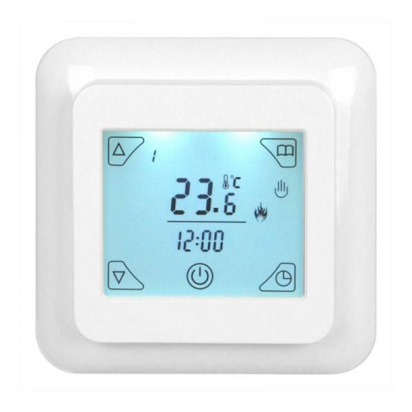 Терморегулятор сенсорный программируемый In-Therm WL91 для теплого пола WL91.716-2 фото