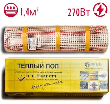 Нагревательный мат In-Therm ECO MAT LPDSV 1,4 м.кв. 270 Вт под плитку ECO MAT LPDSV 1,4 м.кв. 270 Вт фото