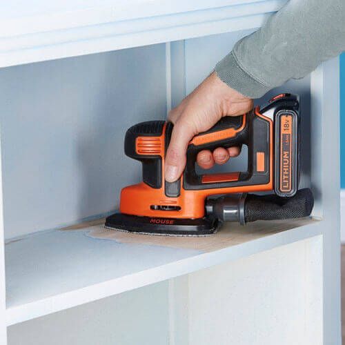 Шлифмашина вибрационная аккумуляторная BLACK+DECKER BDCDS18 BDCDS18 фото