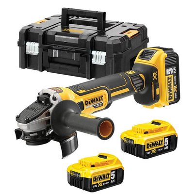 Шлифмашина угловая - болгарка аккумуляторная бесщёточная DeWALT DCG405P3 DCG405P3 фото