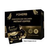 Кавовий напій з кордицепсом та колагеном FOHERB Cordyceps and Collagen Coffee фото