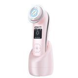 Массажер 7в1 Doctor-101 с электропорацией для лица и шеи микротоковый + RF лифтинг + EMS стимулятор + LED + холод, ионизация, вибрация F82E-1 фото