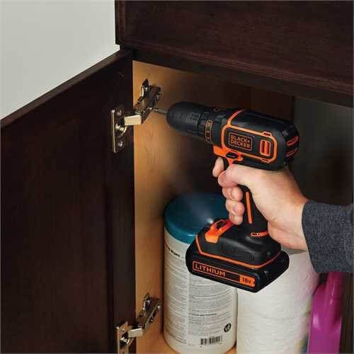 Дрель-шуруповерт аккумуляторная BLACK+DECKER BDCDD186KB BDCDD186KB фото