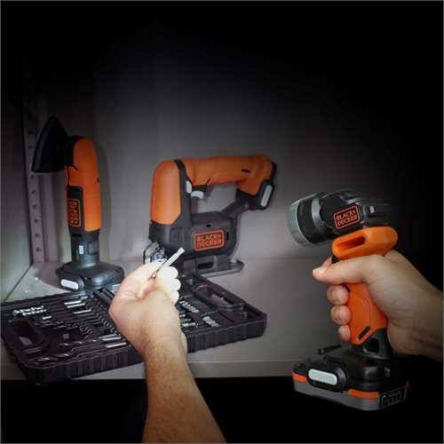 Фонарь светодиодный аккумуляторный BLACK+DECKER BDCCF12N BDCCF12N фото