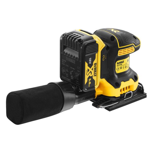 Шлифмашина вибрационная аккумуляторная DeWALT DCW200P2 DCW200P2 фото