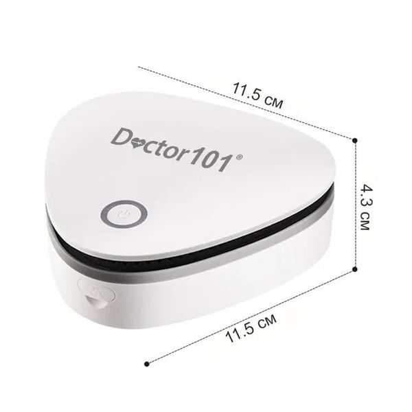 Переносний озонатор Doctor-101 TRITON-10 2-в-1, очищувач повітря для холодильника та автомобіля з акумулятором та зарядкою від USB XD001-1 фото