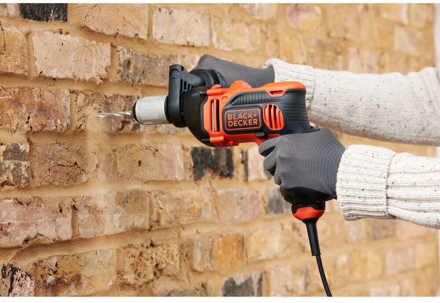 Дрель сетевая ударная BLACK+DECKER BEH850 BEH850 фото