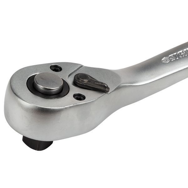 Ключ-тріскачка з вигнутою ручкою 1/2" 250мм 72T CrV SIGMA (6050091) 6050091 фото