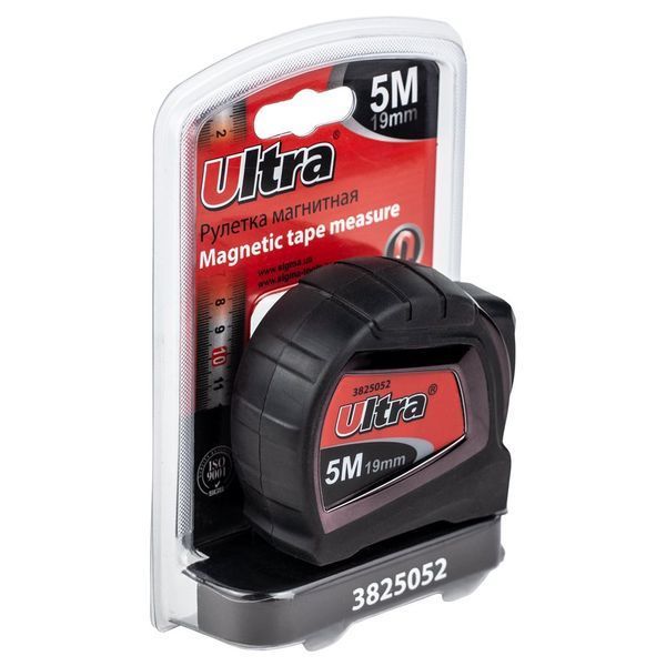 Рулетка магнітна 5м&times;19мм ULTRA (3825052) 3825052 фото