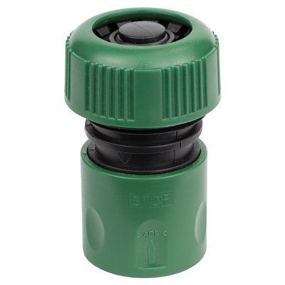 Конектор 1/2" швидкознімний аквастоп для шланга 3/4" (ABS) GRAD (5016125) 5016125 фото