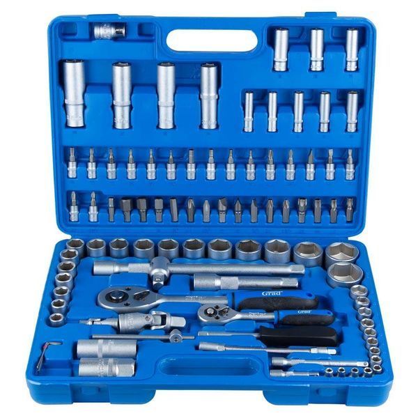 Набір насадок торцевих і біти 1/4", 1/2" 94шт Start GRAD (6003175) 6003175 фото