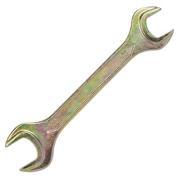 Ключ ріжковий 27&times;30мм жовтий цинк SIGMA (6025301) 6025301 фото