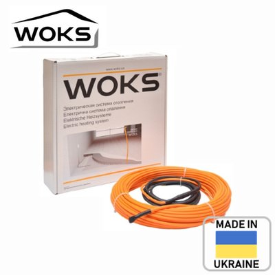 Тонкий нагрівальний кабель Woks-10 10 Вт/м (Україна) Woks-10 W/m фото