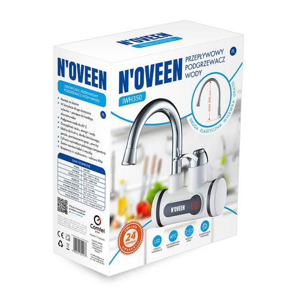 Проточный водонагреватель Noveen IWH350/IWH360 1085345242 фото