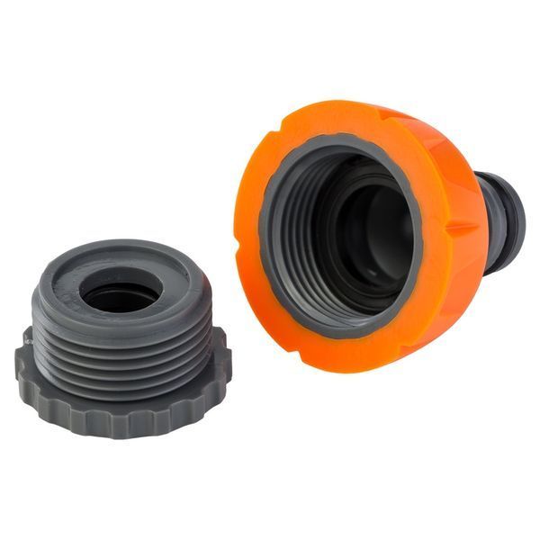 Адаптер для конектора 1/2" універсальний в/р 1/2"&times;3/4" (ABS+TPR) FLORA (5015834) 5015834 фото