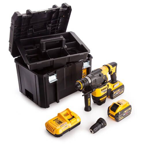 Перфоратор аккумуляторный бесщёточный SDS-Plus DeWALT DCH334X2 14790 фото