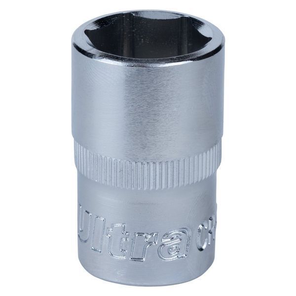 Насадка шестигранна коротка 1/2" 17мм CrV ULTRA (6070172) 6070172 фото