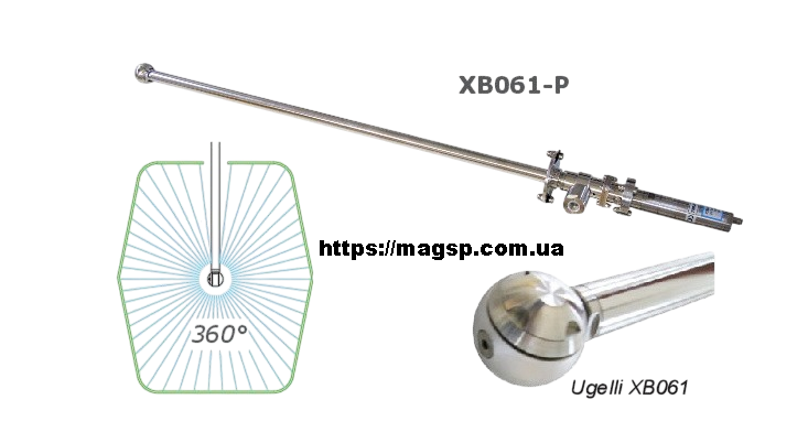 Миюча головка високого тиску XB031 (Болонді) XB031 фото