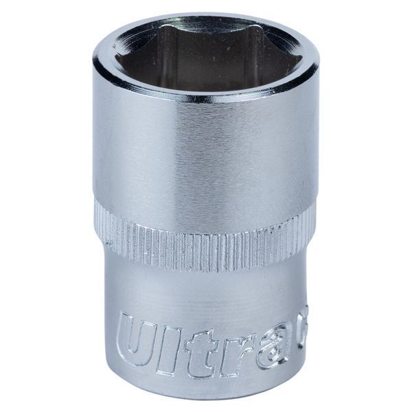 Насадка шестигранна коротка 1/2" 18мм CrV ULTRA (6070182) 6070182 фото