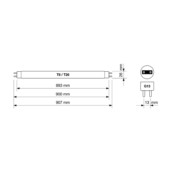 BactoSfera BS 55W T8/G13-ECO HO 0162 фото