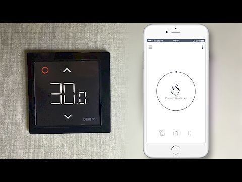 Терморегулятор Wi-Fi сенсорный программируемый DEVIreg Smart слоновая кость для теплого пола 140F1142-2 фото