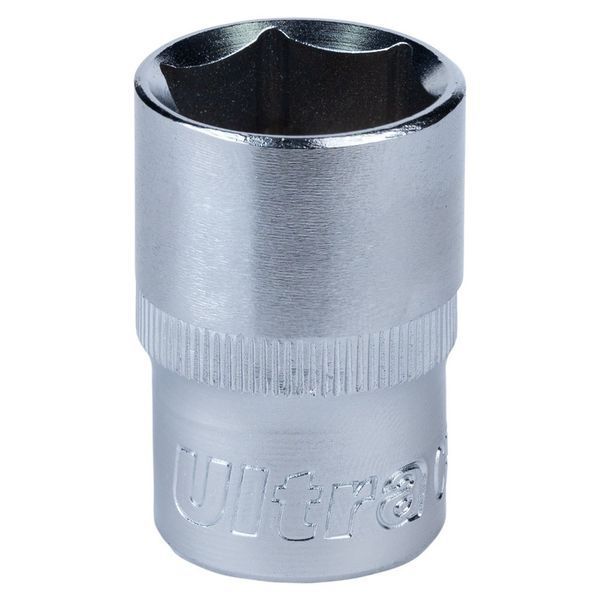 Насадка шестигранна коротка 1/2" 19мм CrV ULTRA (6070192) 6070192 фото