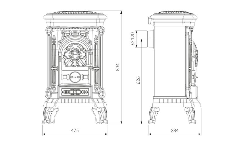 Каминная топка KAWMET W8 (17.5 kW) EСO Kaw-met W8 фото