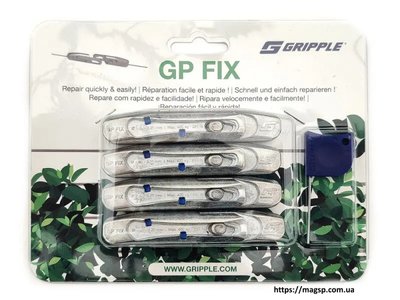 Замок для шпалери Гріпл Gripple для ремонту 1,8 - 3,2 мм, блістер 4 шт (GPFX1-4BP-SMP) GPFX1-4BP-SMP-4 фото