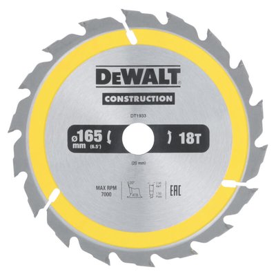 Диск пильный DeWALT DT1933 17235 фото