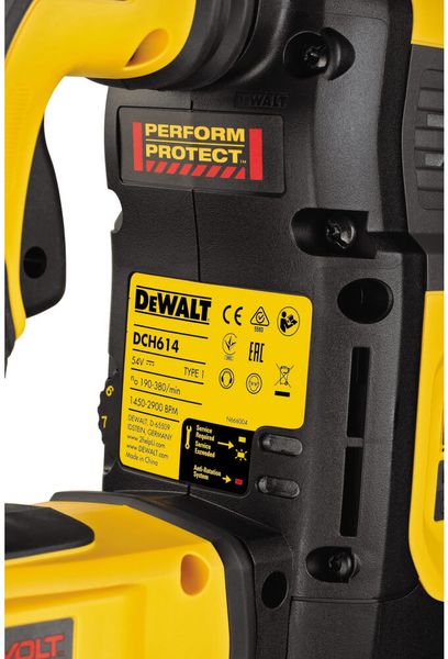 Перфоратор аккумуляторный бесщеточный SDS-MAX DeWALT DCH614X2 16939 фото