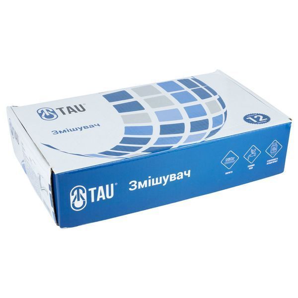Змішувач TN &Oslash;35 для кухні гусак прямий 150мм на шпильці TAU (TN-2B142C) TN-2B142C фото
