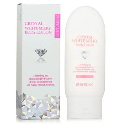 Лосьйон для тіла з екстрактом молока 3W Clinic Crystal White Milky Body Lotion, 150 г 3060603 фото