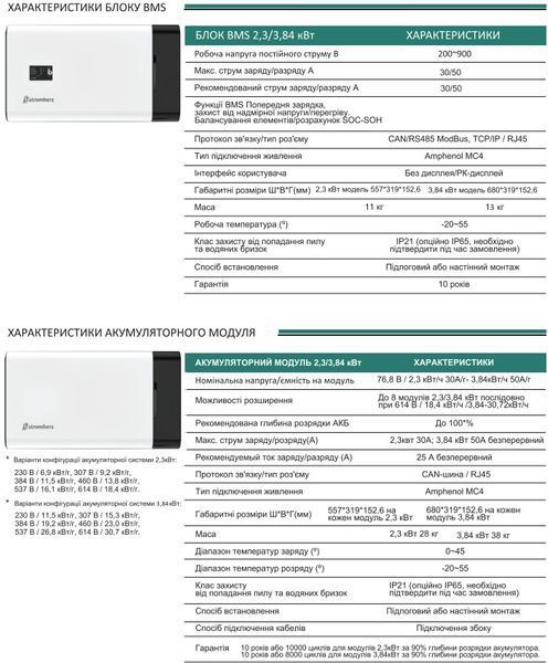 Гібридний низьковольтний інвертор Stromherz S-10K-1P LV-UA Stromherz S-10K-1P LV-UA фото