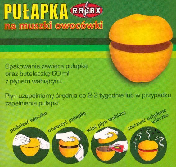 Ловушка Rapax от плодовых (фруктовых) мошек 38620966 фото