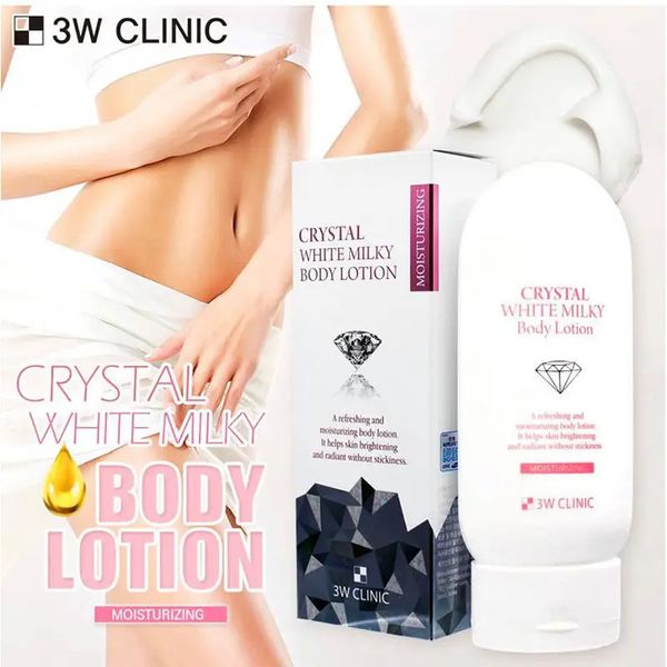 Лосьйон для тіла з екстрактом молока 3W Clinic Crystal White Milky Body Lotion, 150 г 3060603 фото