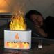 Соляна лампа з ультразвуковим зволожувачем повітря 3-в-1 Doctor-101 Flame. Сольовий світильник нічник з димуванням, 4 кольори підсвічування, білий GL-2976 фото 3