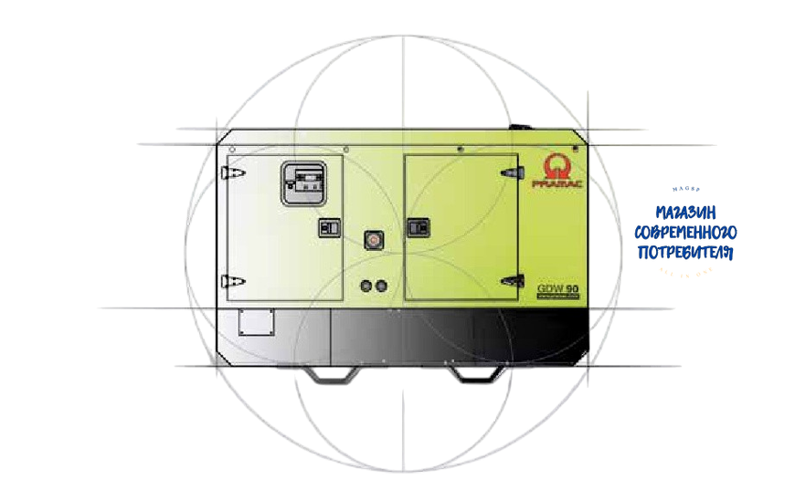 Дизельный генератор PRAMAC GDW90I/FNE 90,8 кВА PRAMAC GDW90I/FNE  фото