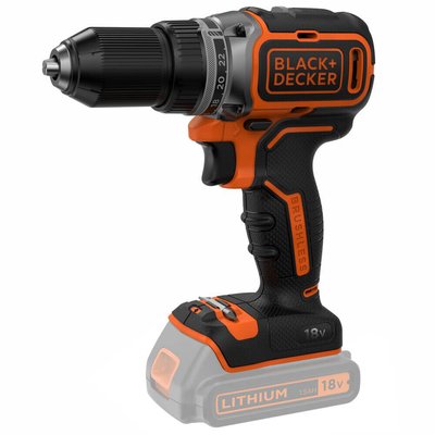 Дрель-шуруповерт аккумуляторная бесщёточная BLACK+DECKER BL186N BL186N фото