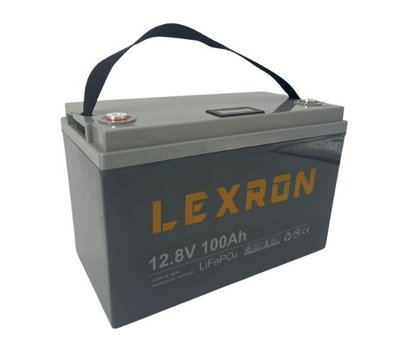 Акумуляторна батарея Lexron LiFePO4 12,8V 100Ah 1280Wh ( 330 x 171 x 220) , 11kgQ1 LR-LTM-12.8V-100AH фото