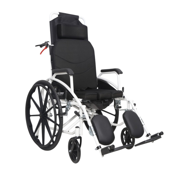 Крісло-коляска SYIV100-RLD-G02: 5 в 1 &mdash; коляска, лежак, туалетний стілець, столик, підголовник SYIV100-RLD-G02 фото