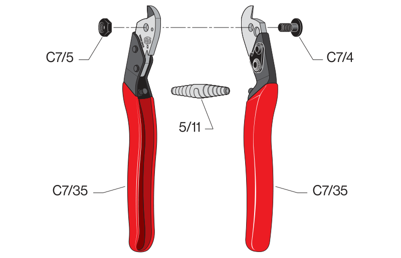 Тросорез Felco C3 (кабелерез ручной Фелко С3) Felco C3 фото