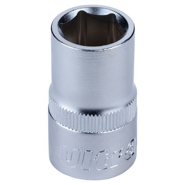 Насадка шестигранна коротка 1/2" 14мм CrV ULTRA (6070142) 6070142 фото