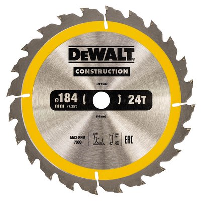 Диск пильный DeWALT DT1939 17238 фото