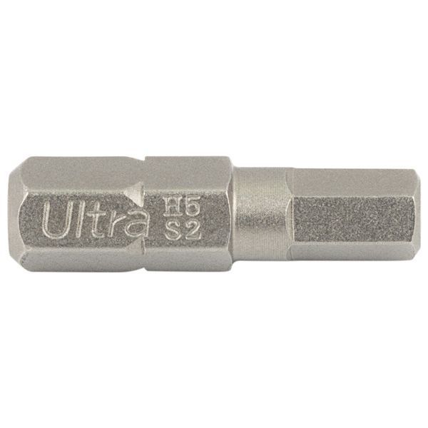 Біти HEX 5&times;25мм &frac14;" 10шт S2 (блістер) ULTRA (4015002) 4015002 фото
