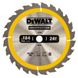 Диск пильный DeWALT DT1939 17238 фото 1