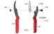 Садовий секатор FELCO 5 обвідний класичний (Фелко 5) FELCO 5 фото 2